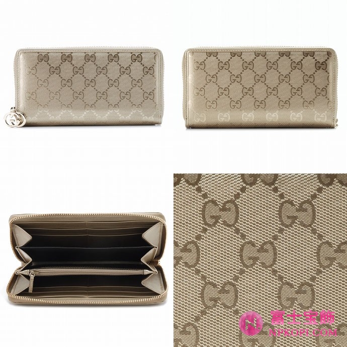 GUCCI/グッチ GG PIERCERラウンドファスナー長財布 212110 FU4FG 9504 